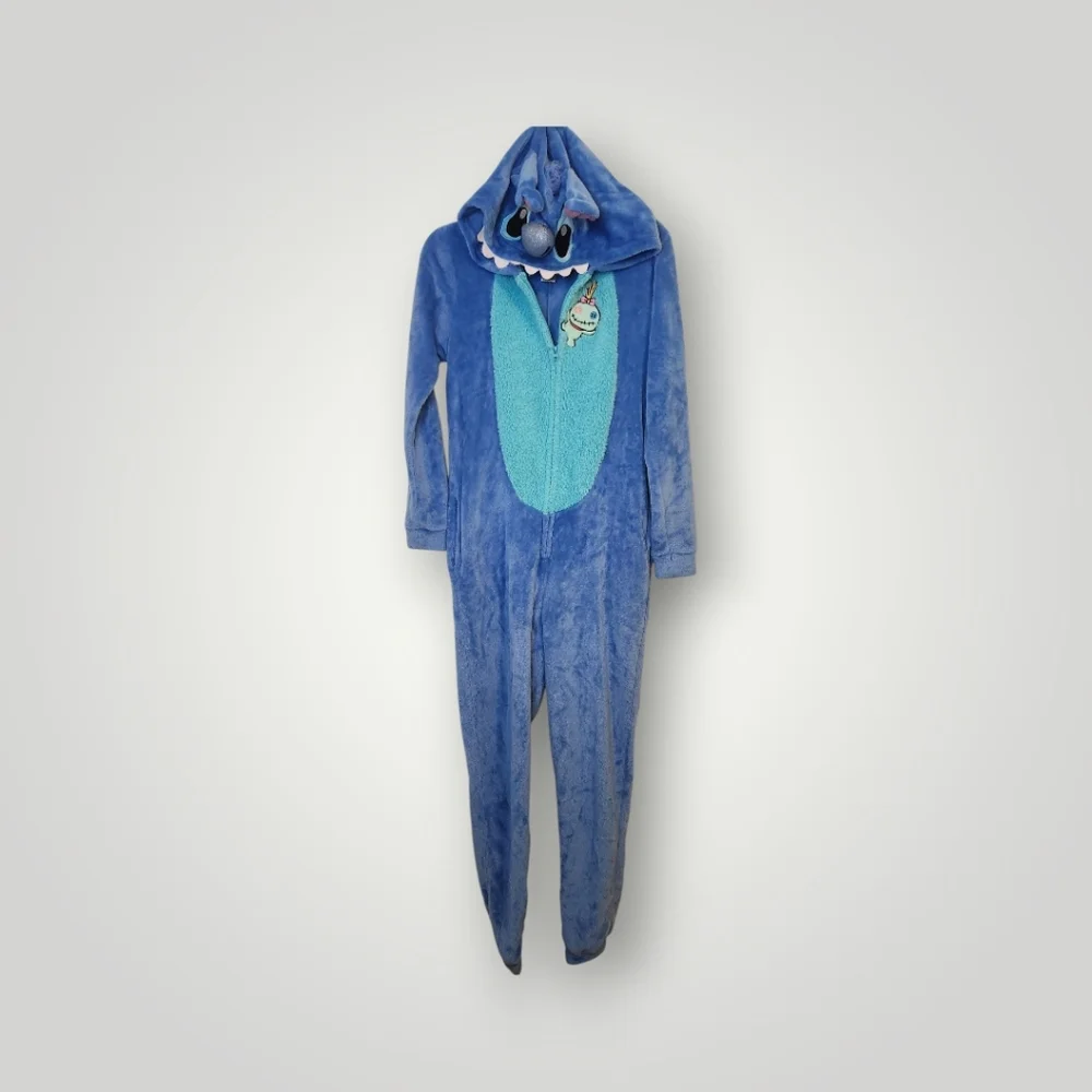 Disney Lilo & Stitch Unisex Adult One Piece Halloween Costume Size S Pajama - Picture 12 of 15